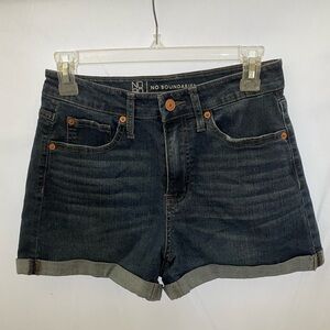 2 for $15 No Boundaries Denim Shorts cuff hem size 9